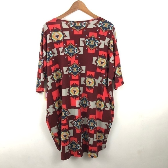 LuLaRoe Irma South Western Print Tunic Shirt L - Picture 2 of 6
